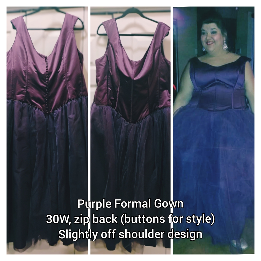 Elegant Purple Formal Gown